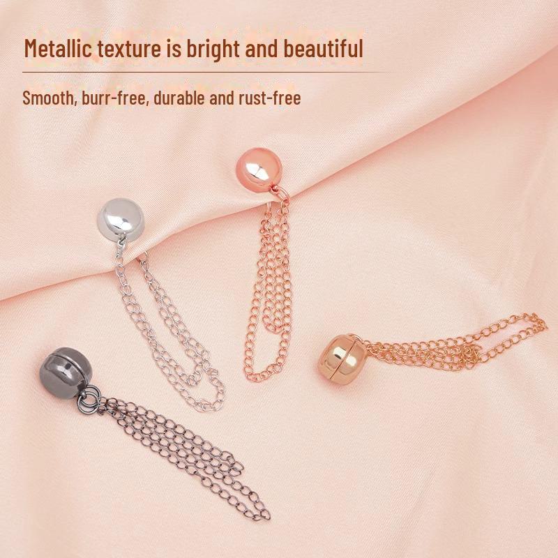 Magnetic Snap Buckle for Adjusting T-Shirt Length and Waist Fit