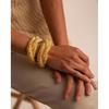 Exaggerated Metal Lava Texture Open Bracelet Fashion Gold Plated Cuff Bracelet Retro Women's Jewelry