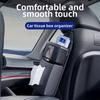 Leather Elastic Band Car Seat Tissue Holder and Multi Function Organizer Pouch Keeping Small Items and Tissues Accessible