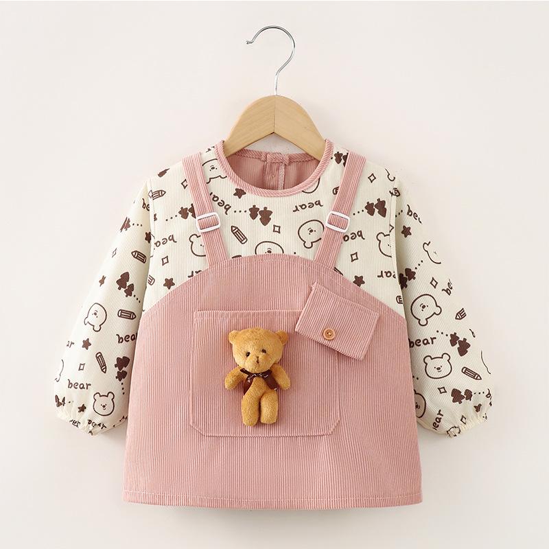 Reversible Waterproof Baby Coveralls: Stylish Autumn/Winter Bibs for Boys & Girls, Stain-Proof Outerwear