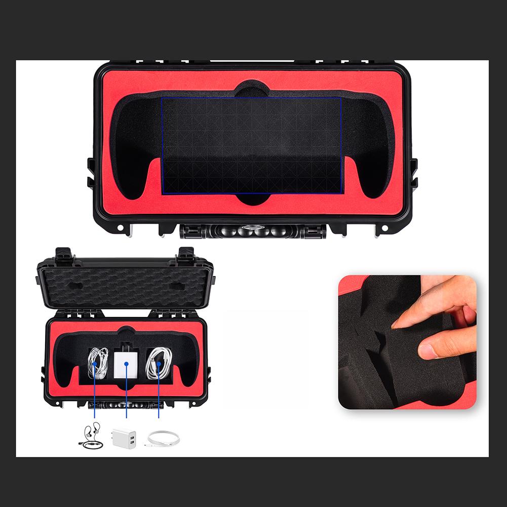 Handheld Game Console Carrying Bag with Handle for PlayStation Portal Travel Protective Case Hard Carrying Case for PS5 Portal