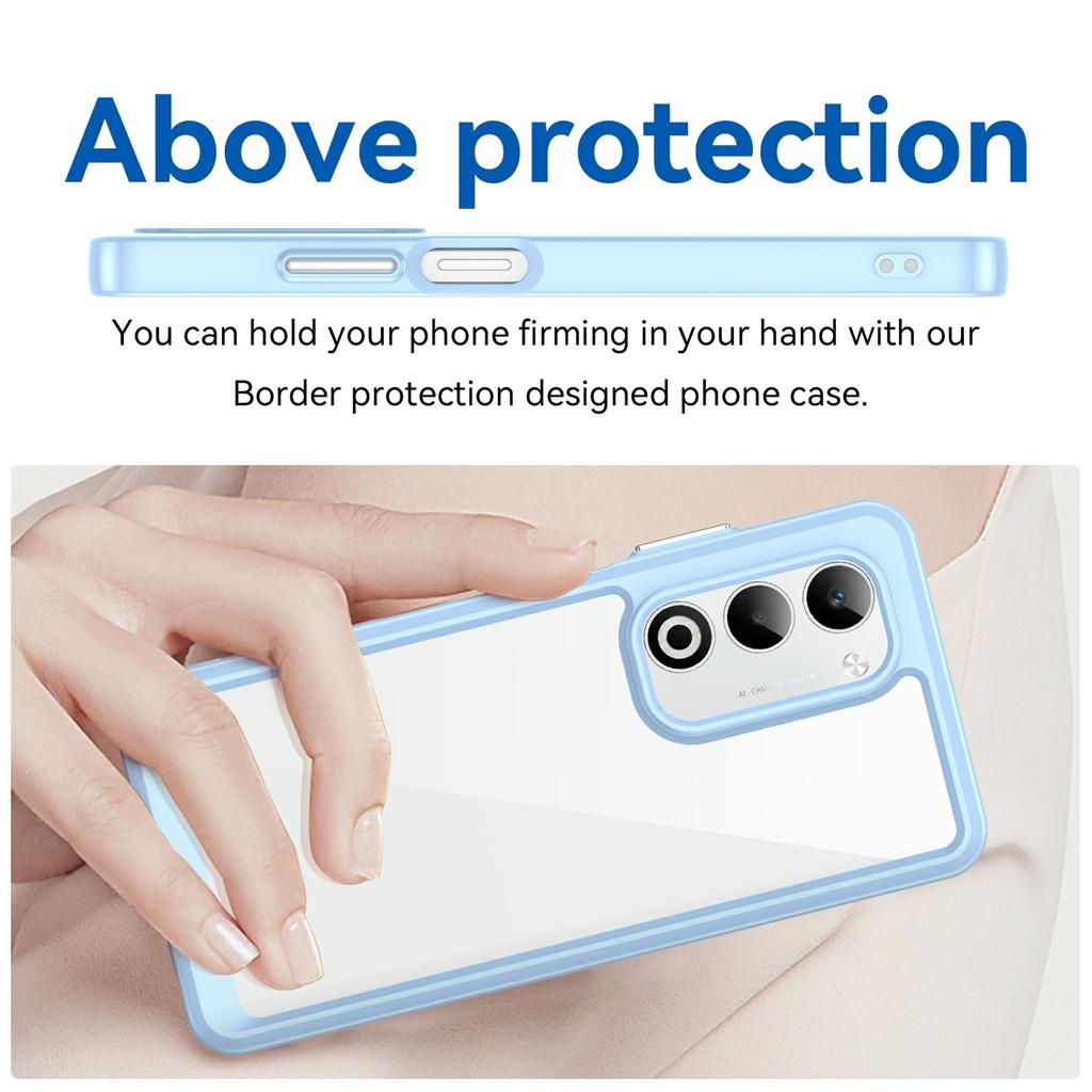 For Oppo A5 5G/A5 4G Case TPU + Acrylic Protective Clear Phone Cover