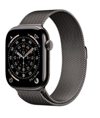 Apple Watch Series 11 GPS + Cellular 46 mm Caja de Titanio Grafito con Correa Milanesa Grafito M/L