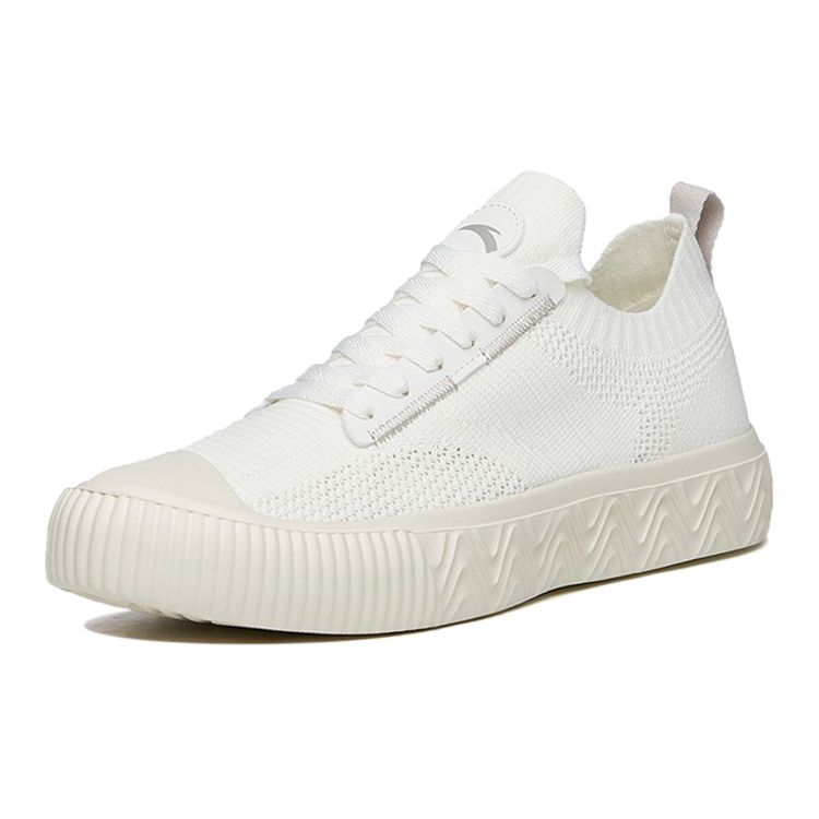 Anta Lifestyle Series Sports Non-Slip Wear-Resistant Breathable Lightweight Low-Top Casual Shoes Men sneakers Ivory 112228062-1