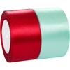 25Yards/Roll 6mm 10mm 15mm 20mm 25mm 40mm 50mm Silk Satin Ribbons for Gift Packing Christmas Party Decoration Fabric Crafts DIY