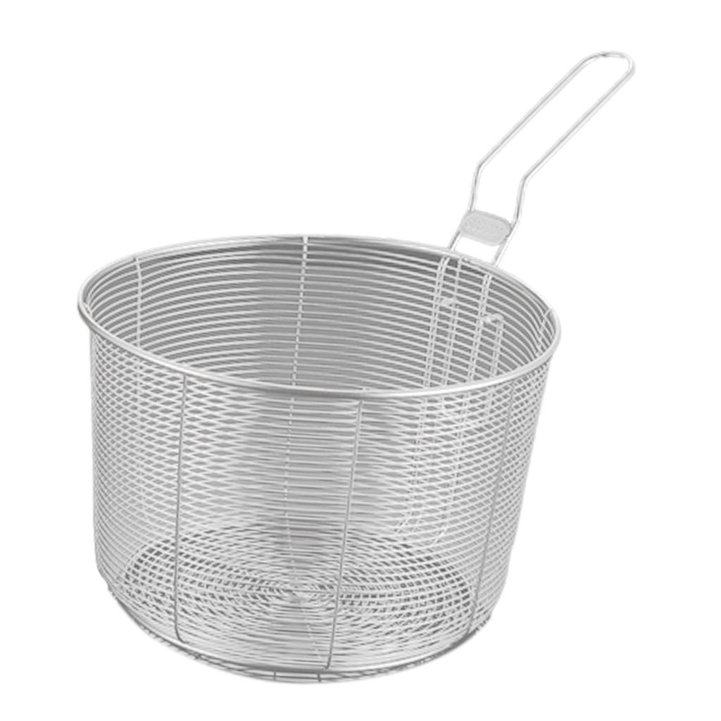 Frying Basket with Handle Chips Mini Frying Basket Strainer Mesh French Chip Frying Serving Basket for Dumplings