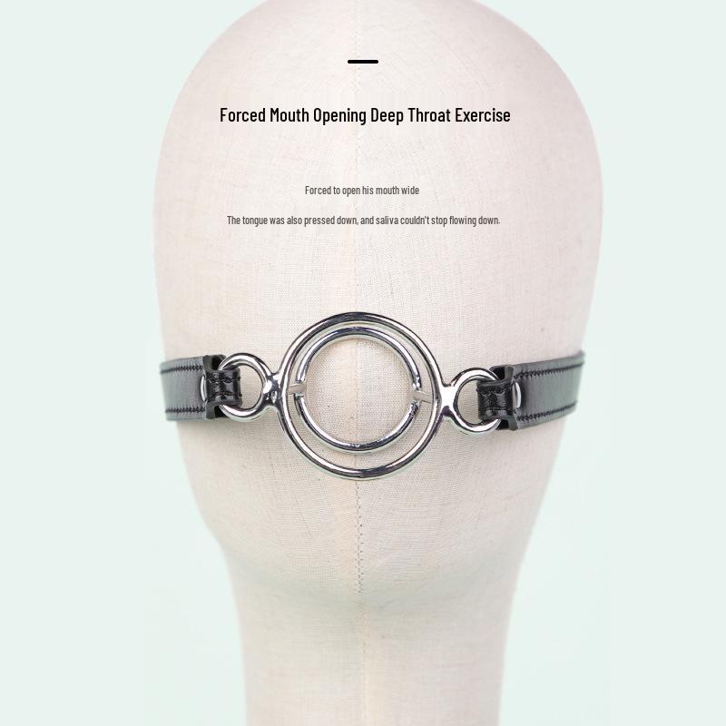 SM Instruments Kinky Training Mouth Plug for Couples - Forced Opening Alternative Adult Product