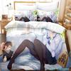 The Ryuo's Work Is Never Done! Bedding Set Single Twin Full Queen King Size Bed Set Adult Kid Bedroom Duvetcover Sets Anime