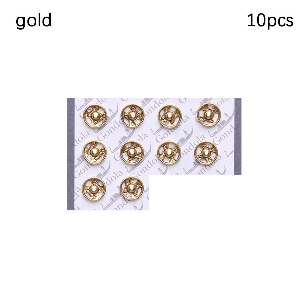 

10/24Pcs 5mm Mini Button DIY Doll Clothes Metal Invisible Snap Buckle Doll Clothing Sewing Home Accessories Gifts