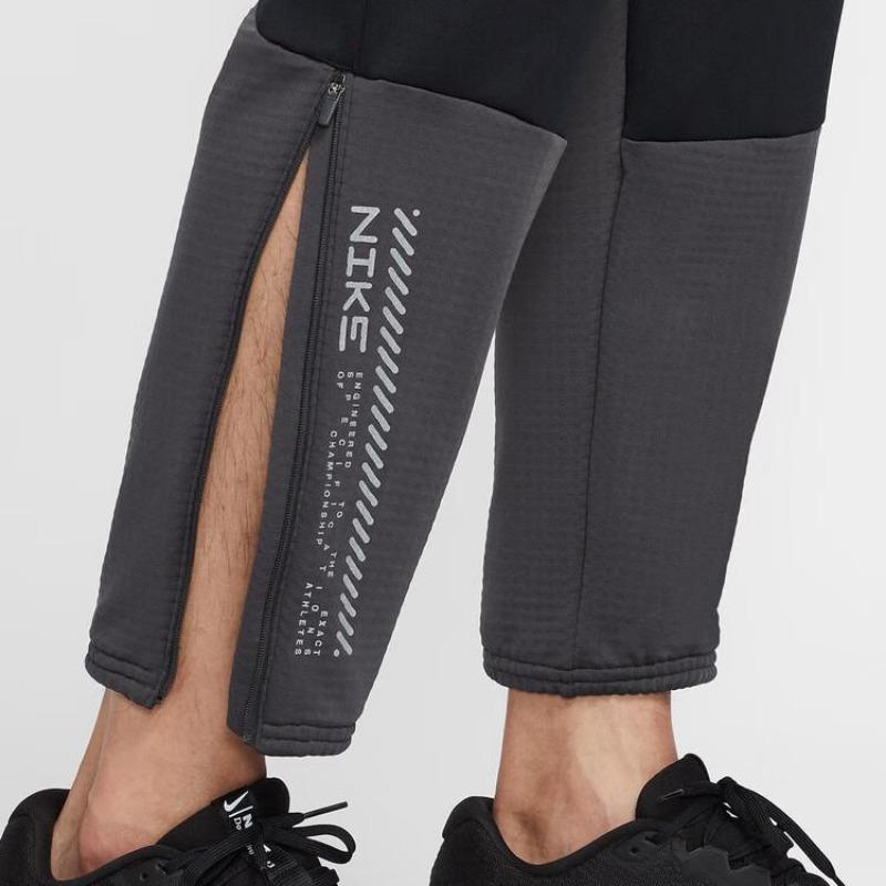 Nike Logo Color Block Running Comfortable Sports Pants Men Bottoms HV2674-010
