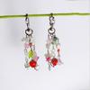 Lovely Strawberry Flower Keychain Pendant Backpack Decoration Charm Jewelry