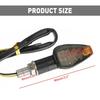 Amber 14LED Motorcycle Turn Lights Signals Blinker Indicator For Kawasaki Suzuki