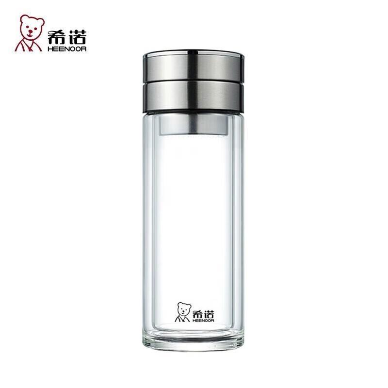 XENO Double-Wall Tea Infuser Glass Bottle