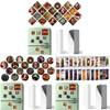 Christmas Theme Acrylic Refrigerator Magnet Set With 3d Halloween Design For Home Decor