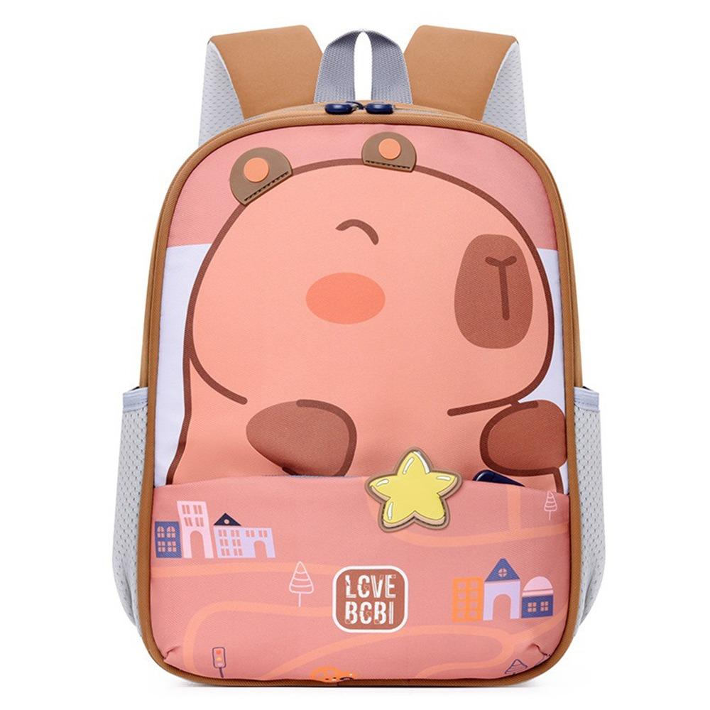 New Capybara/Rabbit Capybara Backpack Large Capacity Multi-pocket School Bag Bookbags School Office