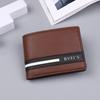 Men’s Leather Bifold Wallet RFID Blocking Short Wallet Slim Credit Card Holder ID Window Cash Pocket Casual Business Wallet