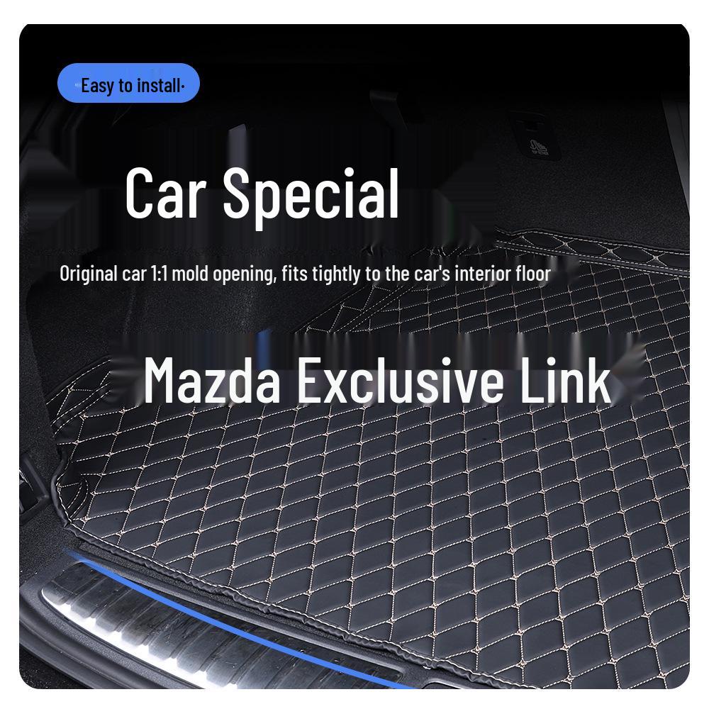 Mazda High-Edged Trunk Mat - Protective Car Interior Tail Box Mat