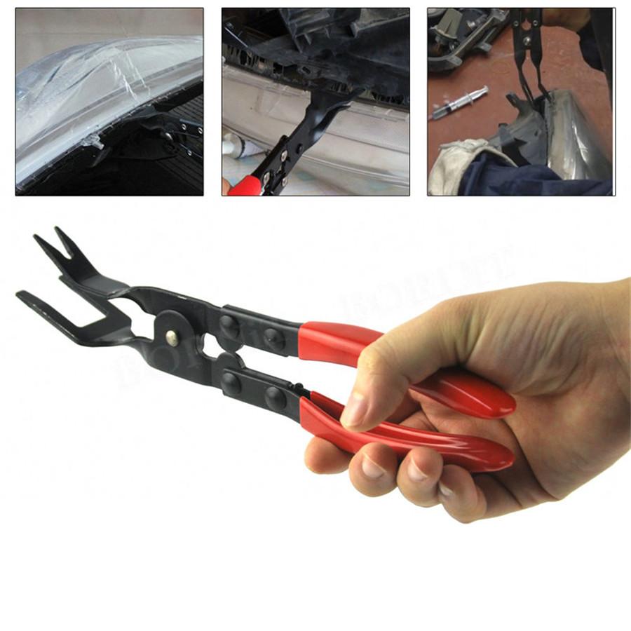 19 Pieces Auto Upholstery Fastener Trim and Panel Removal Tools Clip Plier Set Fastener Remover For Automotive ,...