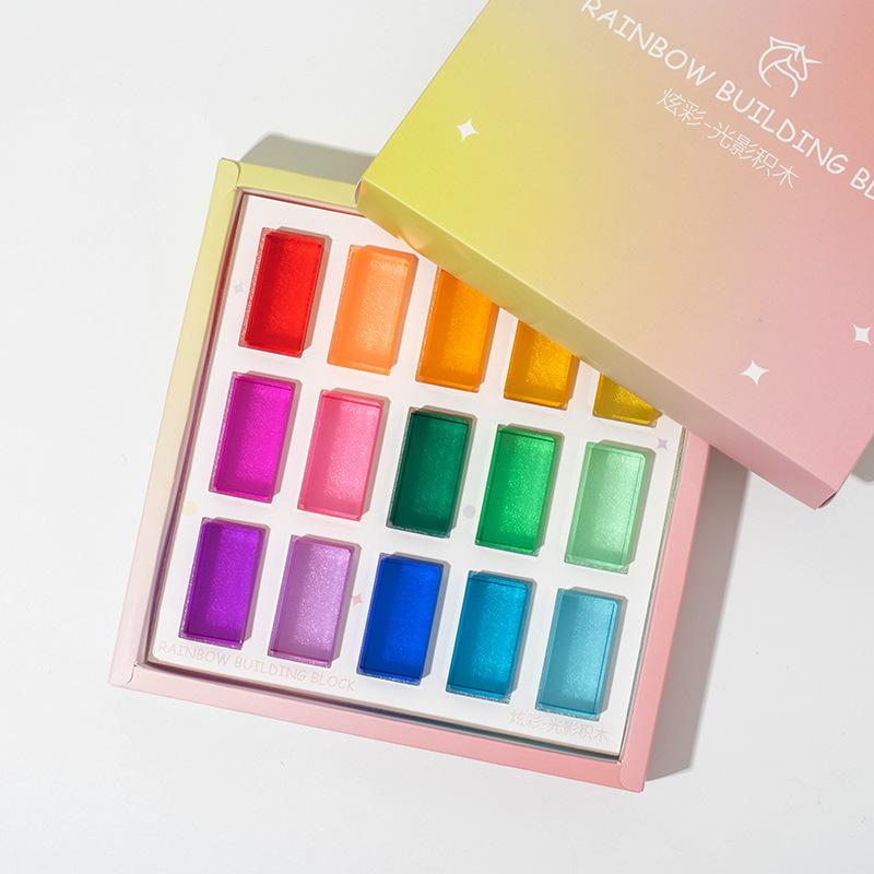 

Acrylic Crystal Rainbow Building Blocks Promote Children s Shape Recognition Education Toy Set