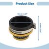 Motoforti Motorcycle Air Filter Air Intake Cleaner Mesh Rubber Metal Air Filter Replacement for Dirt Pit Bike ATV Scooter Moped