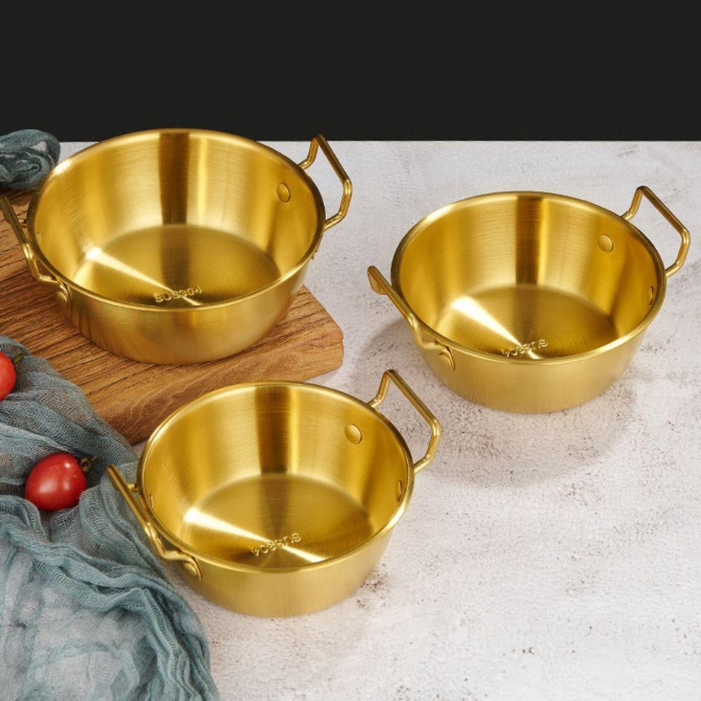 Double Ear Scald Proof Kitchen Tableware Food Container Snacks Plate Cuisine Bowl Rice Wine Bowls