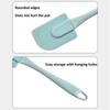 3PCS Cream Scraper DIY Bread Cake Butter Spatula Mixer Oil Brush Kitchen Baking Tool Silicone Spatula Non-stick Kitchen