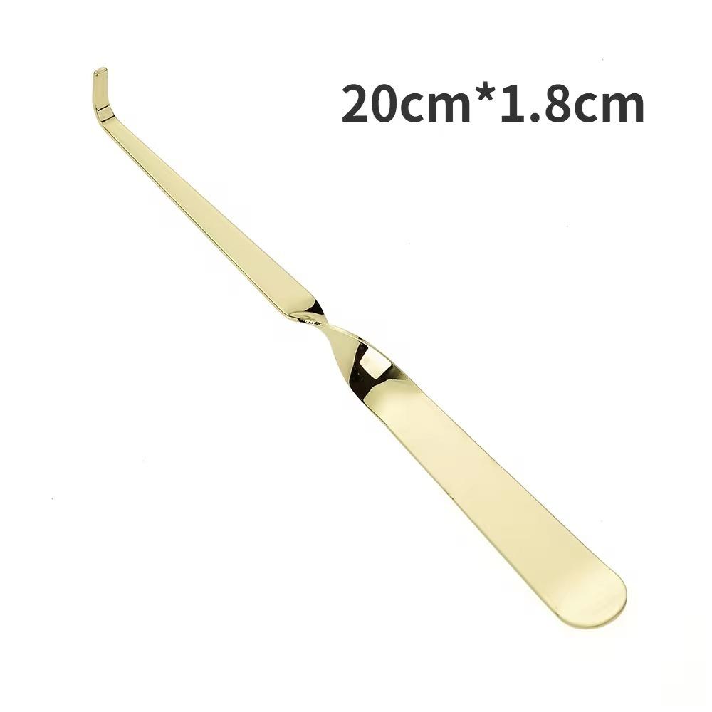 Creative Candle Wick Dipper Stainless Steel Candle Twist Hook Cut Iron Art Candle Hook Candle Extinguisher Candle Care Tools