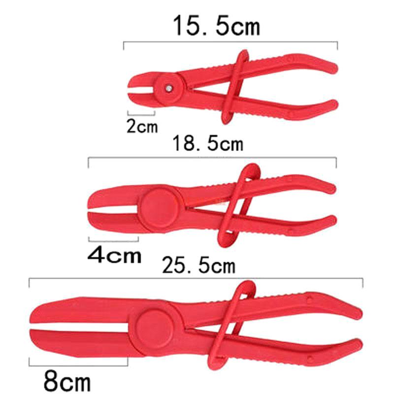 3 bucăți/set de instrumente de clemă pentru furtun din nailon Set de instrumente Frână Combustibil pentru linie de apă Clește pentru clemă pentru mâini libere Instrumente pentru repararea mașinii Furtun