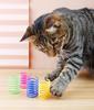 YFFSFDC Cat Toys, Springs, 20 Pieces, 4 Colors, Cat Toys, Spring Toys, Exercise Relief, Stress Relief, Pet Supplies