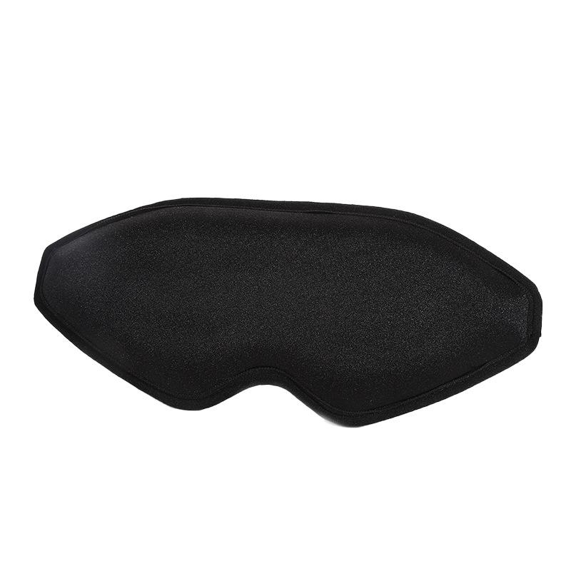 

3D маска для глаз Удобная и дышащая маска для глаз из пены с эффектом памяти для обеденного перерыва для дома и путешествий 24x10x2cm чёрный