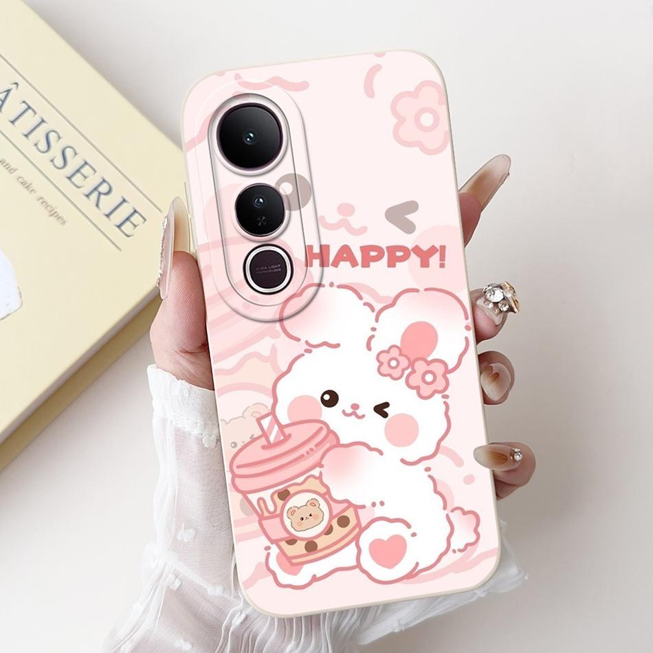 For Vivo V50 Lite Elegant Butterfly Floral Printed Phone Case For Vivo V50 V 50 V50lite Soft Silicone Shockproof Cases Bumpers