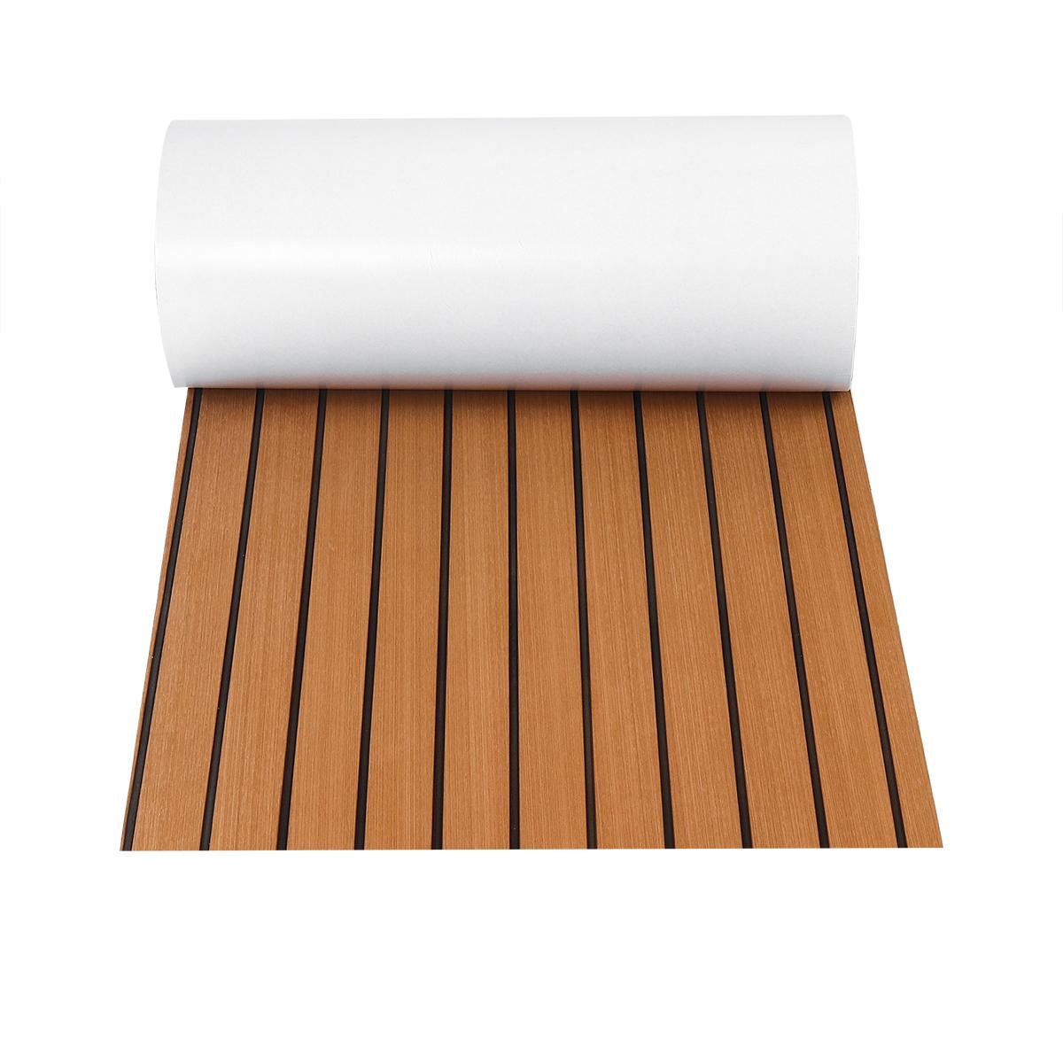 

Самоклеящаяся пена из тикового дерева, морское напольное покрытие из пены EVA, искусственный настил для лодки, коврик из пены EVA для лодки 600x2400x6 мм