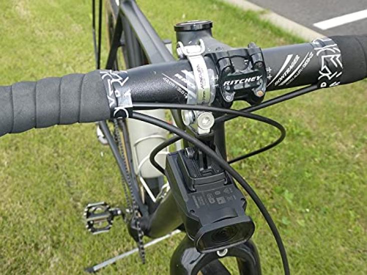 MINOURA Bicycle Accessory Holder for Action Cameras and Lights, SM2-GP-S, 22-29mm Compatible, Black/Silver