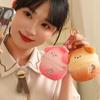 Dog Egg Series Plush Bag Key Pendant Dog in The Bag Candy Color Soft Funny Cartoon Dolls Birthday Gifts for Kids Girls