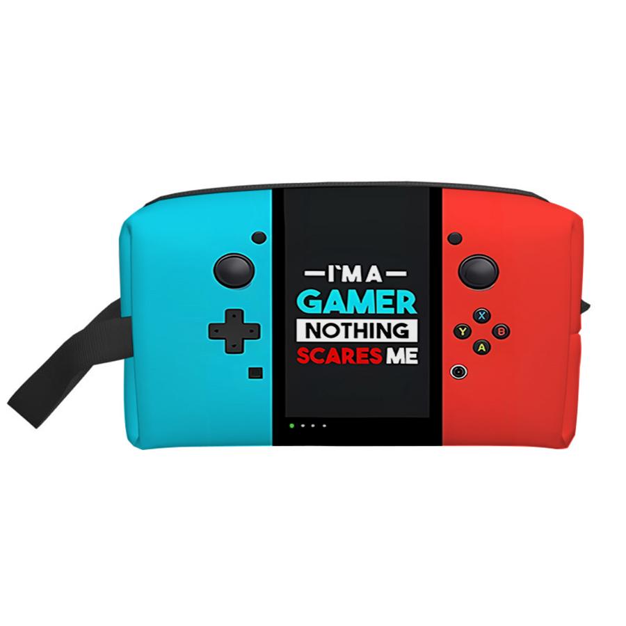 Simple Games Console Toiletries Storage Bag Makeup Bag Portable Cosmetic Bag Makeup Accessory Large Cosmetic Pouch Travel Bag