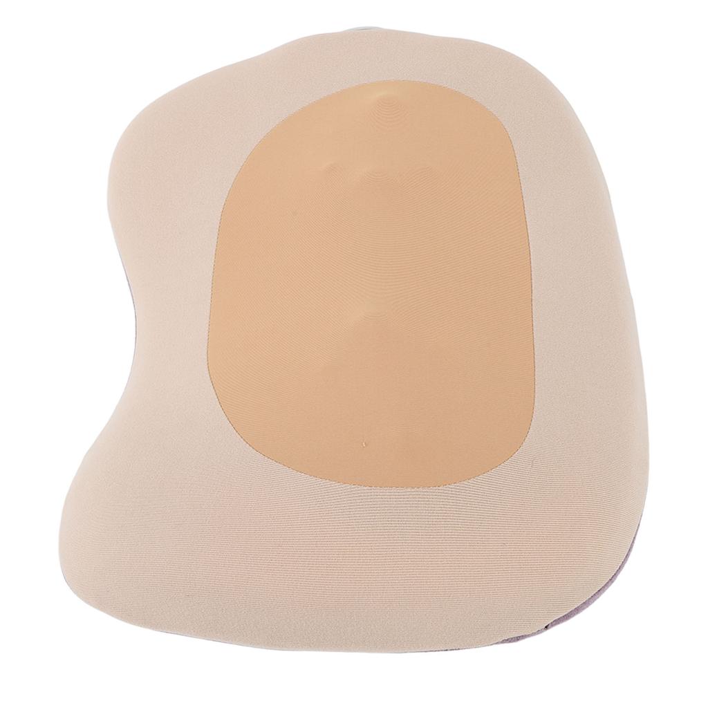 Gelbes Rückenkissen-Massagegerät Multifunktionales Herzform Tiefengewebsmassagekissen Tragbar