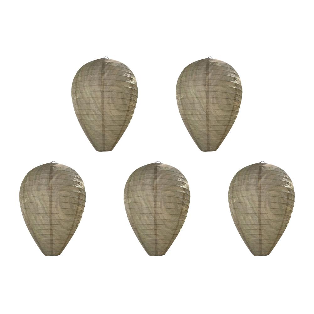1-5PCS Wasp Nest Decoy Hornets Deterrents Non-Toxic Fake Nest Bee Decoy Beehive Lanterns Hanging Patio Garden Repellent Trap