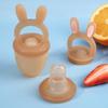 Benutzerdefinierte Kid Schnuller Saft Zahnen Nippel Baby Geschenk Dummy Set Silikon Bpa Frei Baby Obst Frische Lebensmittel Feeder Schnuller