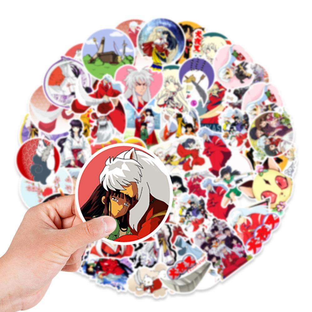 50 Japanese Comic Graffiti Stickers Car Suitcase Skateboard Mobile Phone Decoration Stickers