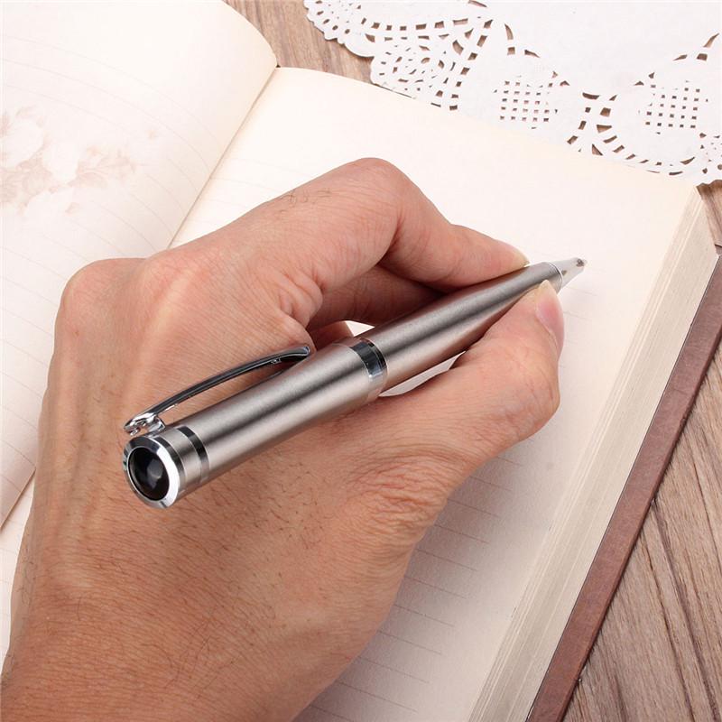 Buy Stainless Steel Ballpoint Metal Silvery Twist Ball Point Pen Black