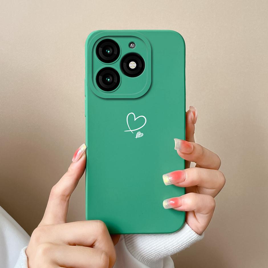 For Tecno Itel A70 Phone Case Cool Girl Cartoons Pattern Liquid Silicone Shell For ItelA70 A 70 High-quality New Design Fundas