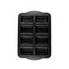 8-Cavity Mini Loaf Pans Carbon Steel Baking Mold Reusable Brownie Pan  Kitchen Accessories
