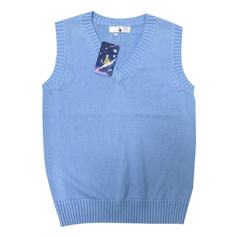 British College Style JK Uniform Vest, Japanese-Inspired Sweater