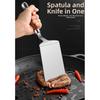 Stainless Steel Pancake Turner Wood Handle Fish Spatula Heavy Duty Steak Spatula  Frying Pancakes