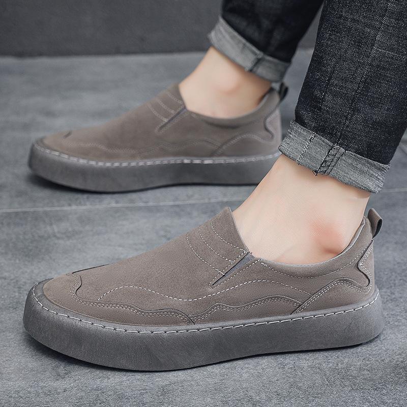 2025 Autumn New Men's Shoes Fashion Trendy Doudou Shoes Men's Loafers British Style Business Shoes Large Size Casual Shoes