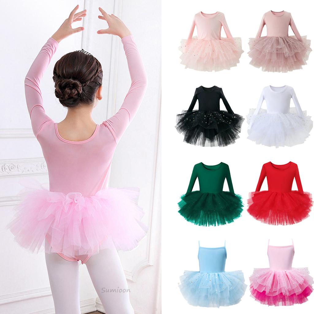 Baby Girls Ballet TuTu Dress 1-8 Years Fashion Professional Kids Dancing Party Dress Performance Costume Princess Wedding Dress