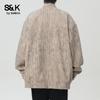 Baleno Men's S&K Distressed V-Neck Cardigan