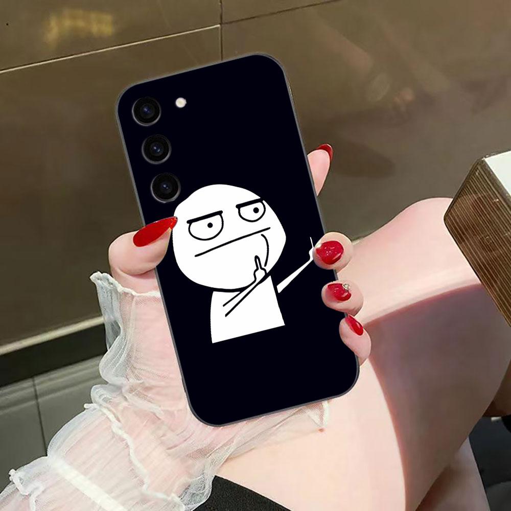 Cartoon Cute Funny Man Phone Case For Samsung Galaxy S26 S25 EDGE S24 S23 S22 S21 S20 FE S10 Ultra PLUS LITE Case Shell Cover