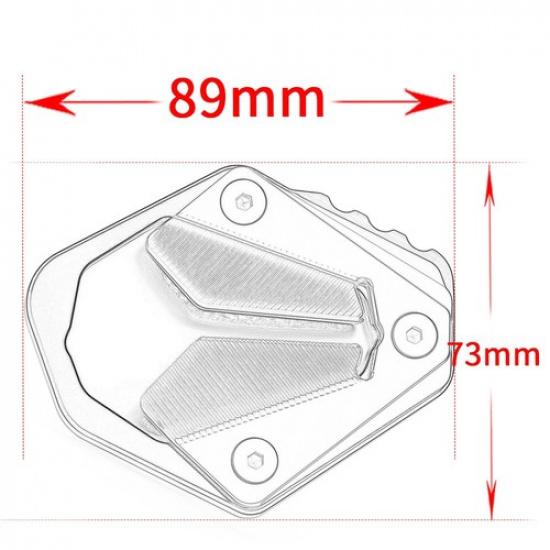 For BMW F900GS 2024 2025 Foot Kickstand Plate Side Stand Extension F900 GS GS900