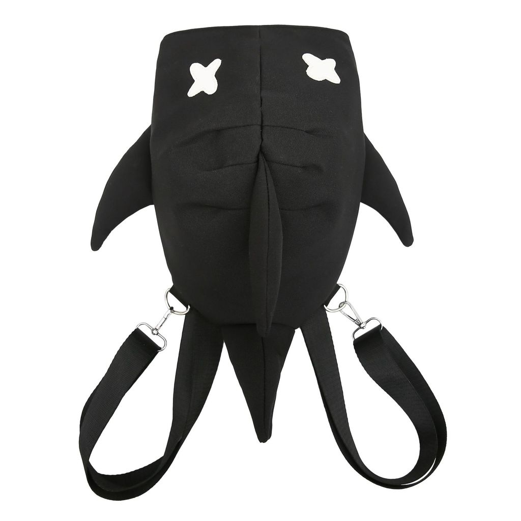

Minimalist Shark Backpack With Laptop Compartment Street Style For Men And Women чёрный